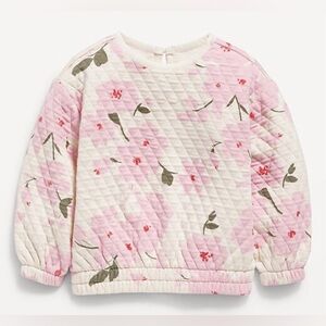 Old Navy keyhole floral sweatshirt